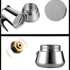 Cafeteira Expresso Italiana Para 6 Xícaras Aço Inox | Baqueli